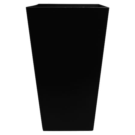 20 In. H X 11.5 In. W X 11.5 In. D Plastic Tall Finley Planter Black